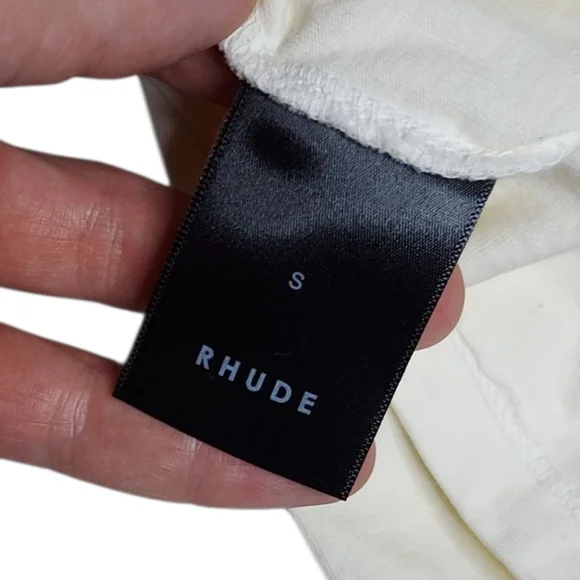 RHUDE X KITH | Oversized Pocket Tee | Cream | Big Logo | Collab | Sample | SS19 - Picture 12 of 12